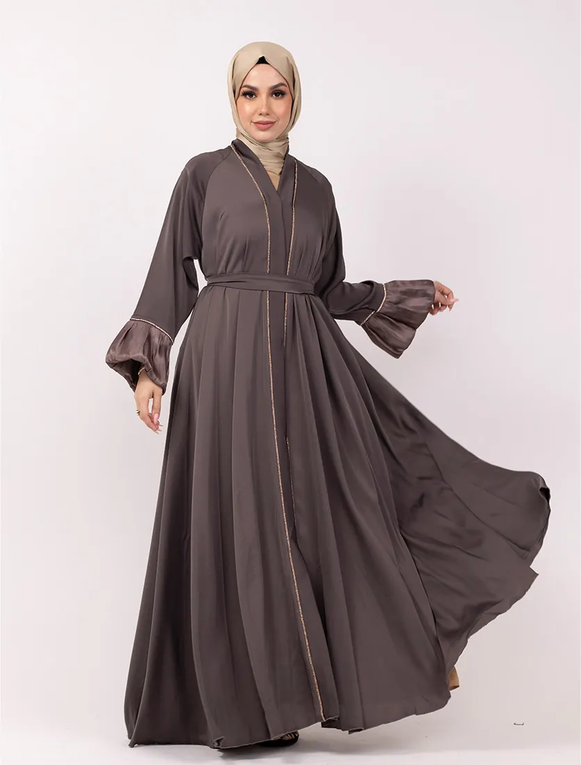 Mauve Regal Charm Abaya